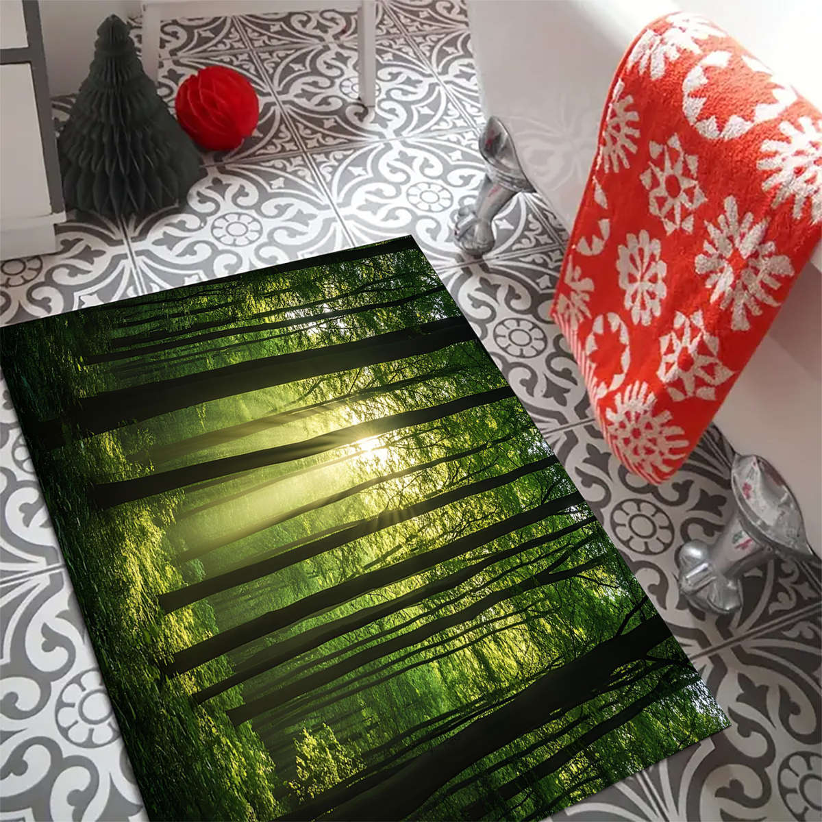 1Pc 120x160cm Floor Mat