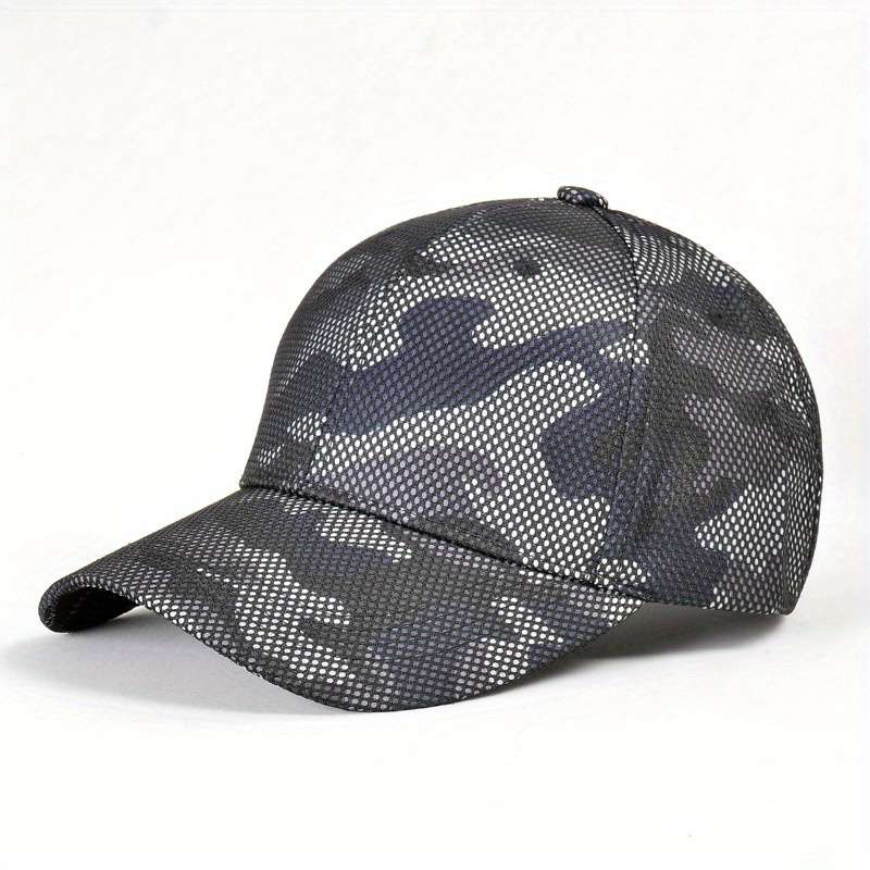 1pc Stripe Pattern Tactical Camouflage Baseball Cap Lightweight Adjustable Fitted Polyester with
