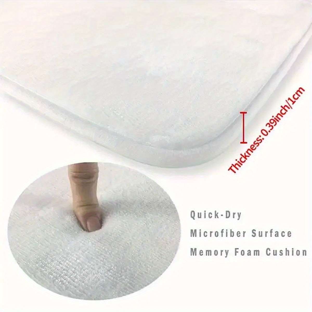 1Pc 40x60cm 15.75x23.62inch Floor Mat