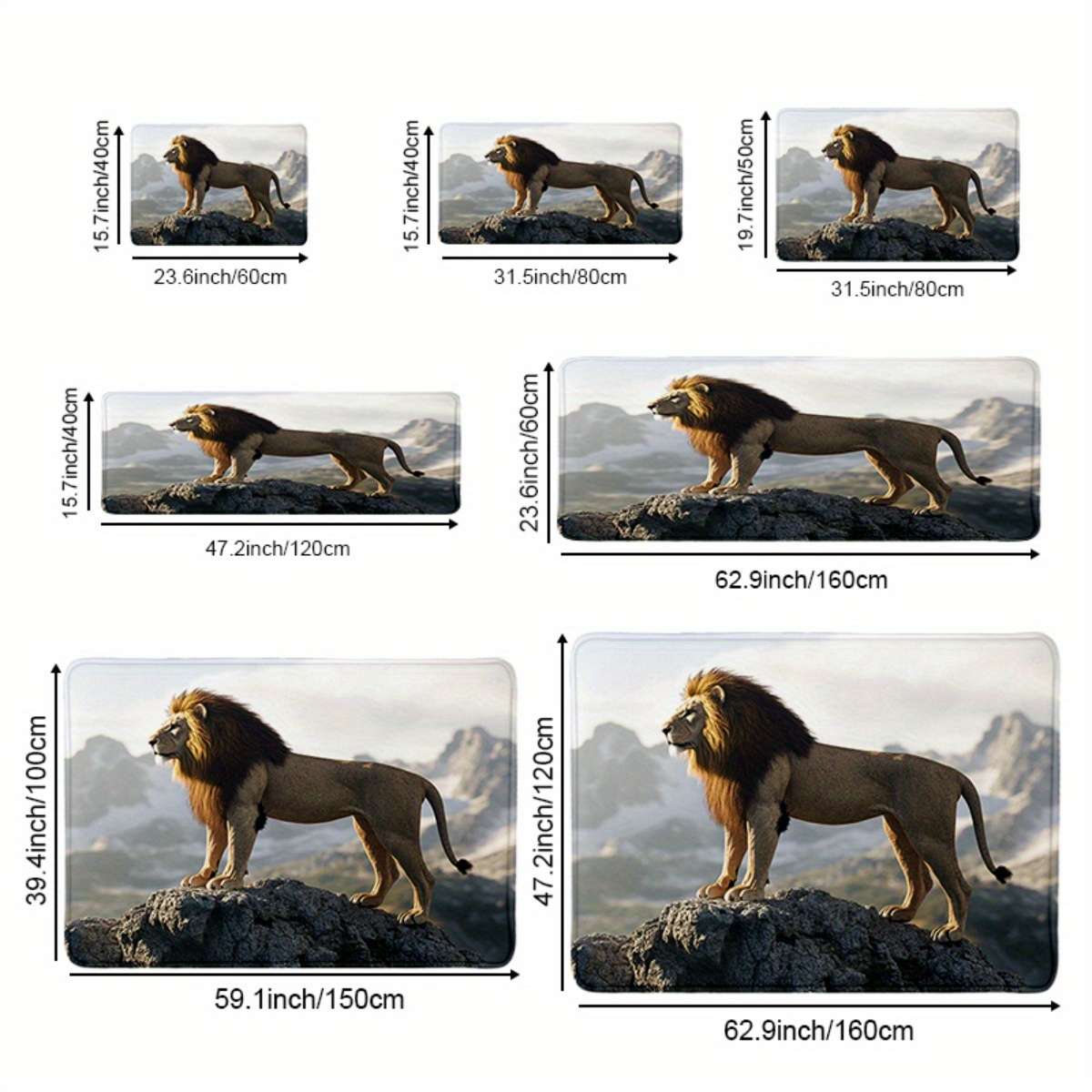 1Pc 40x6cm Floor Mat