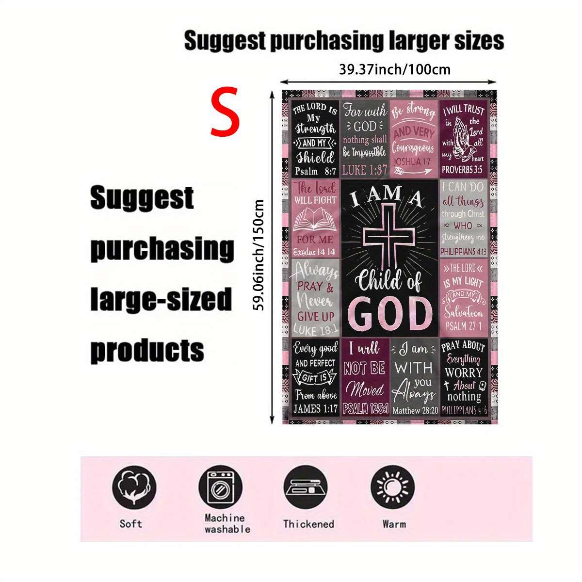 1ps Blanket Size 75X100Cm
