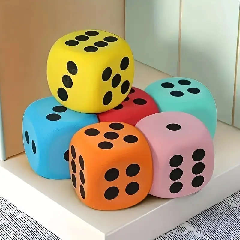 Soft Foam Dice Set Perfect for Learning and Play