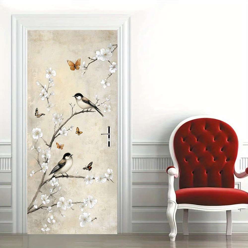 1Pc 76.96x199.9cm Door Window Sticker