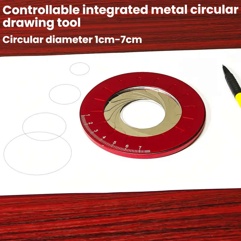 Brass Adjustable Compass And Punch Tool