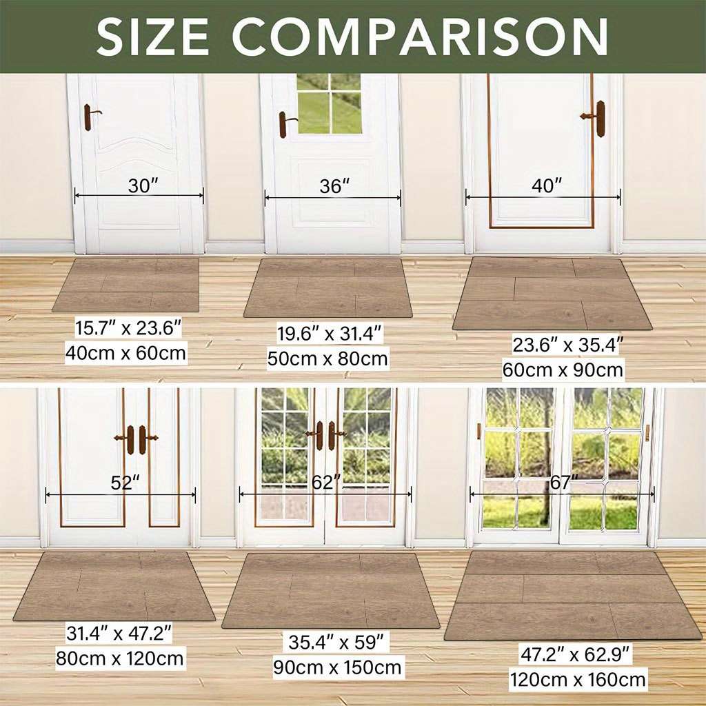 1Pc 50x80cm Floor Mat