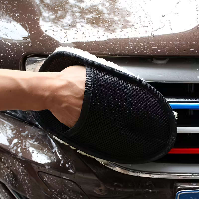 1pc Ultra Soft Microfiber Car Cleaning Glove