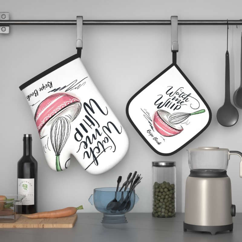 2Pack Heat Resistant Oven Mitts And Potholders