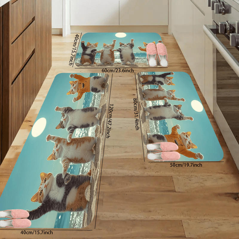 1Pc 50x80cm 19.7x31.4inch Floor Mat