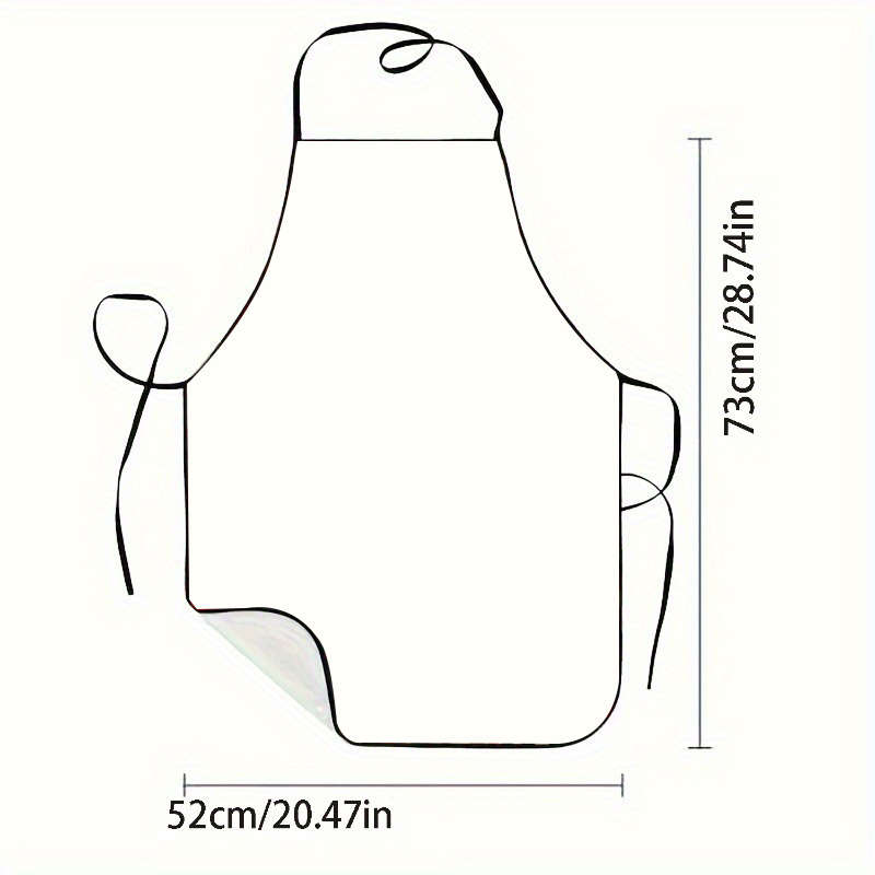 1pc Fun Monkey Chef Hat Printed Sleeveless Polyester Apron for Home Kitchen Baking Durable L