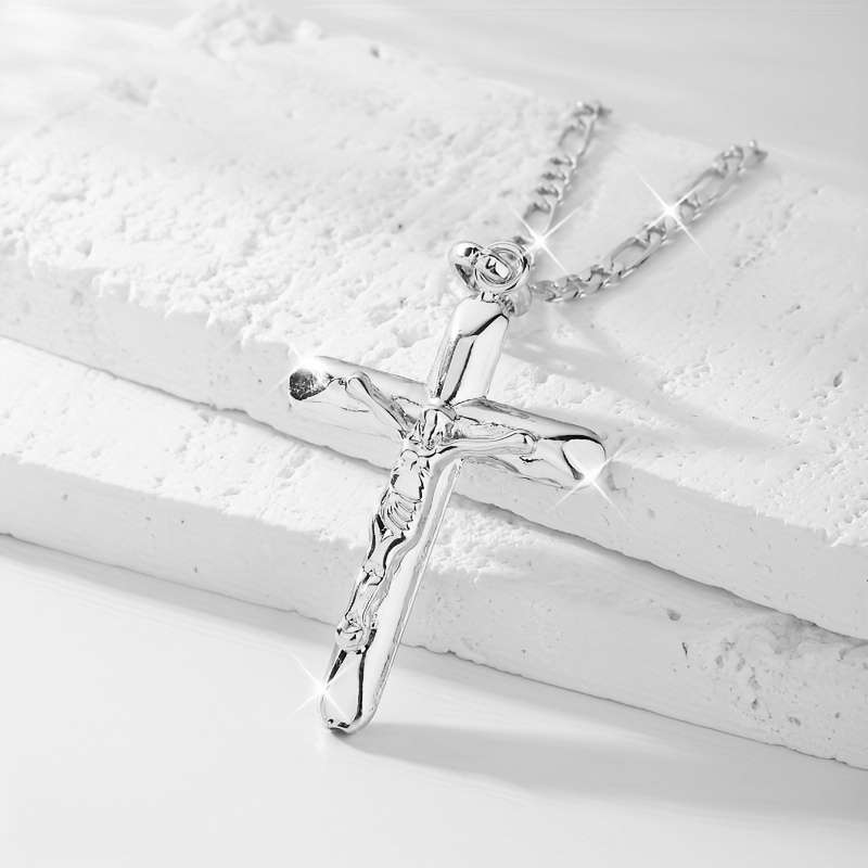 1 Piece Golden Jesus Theme Pendant