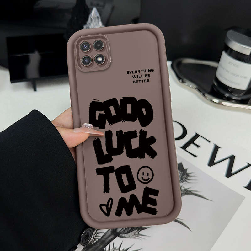 1pc A-Brown For Samsung Galaxy A05s Phone Cases