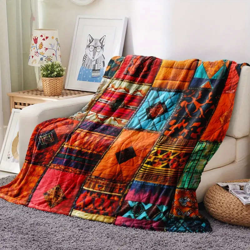 1 Bohemian Patchwork Quilt1.5M*2M