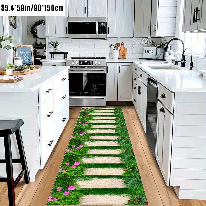 1Pc 23x118inch 60x300cm Floor Mat