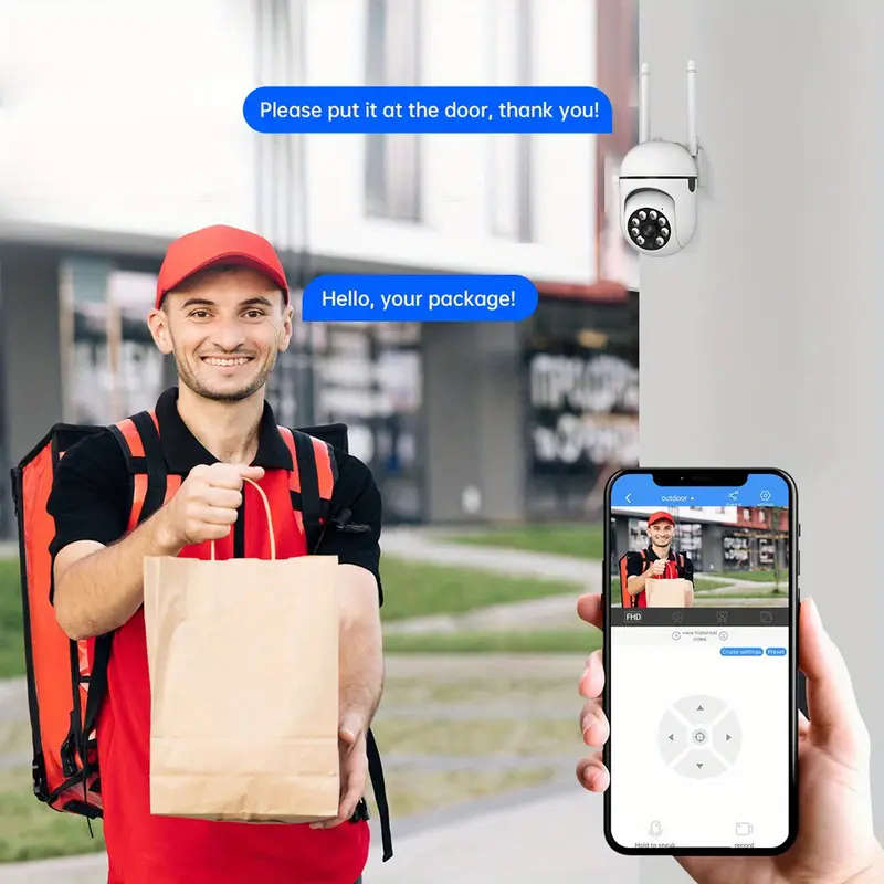 Webcam With Two-Way Audio And Alarm