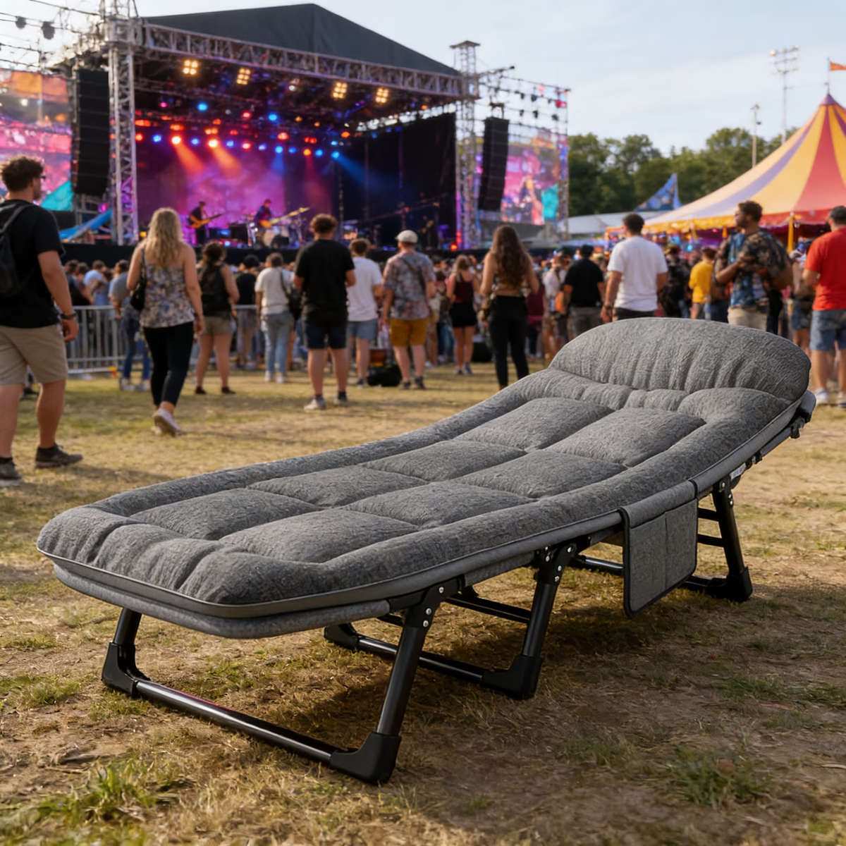King Size Adjustable Camping Bed For Adults