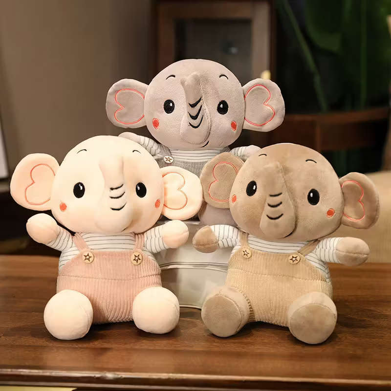 Brand New And Very Cute Elephant Plush Toy Brown