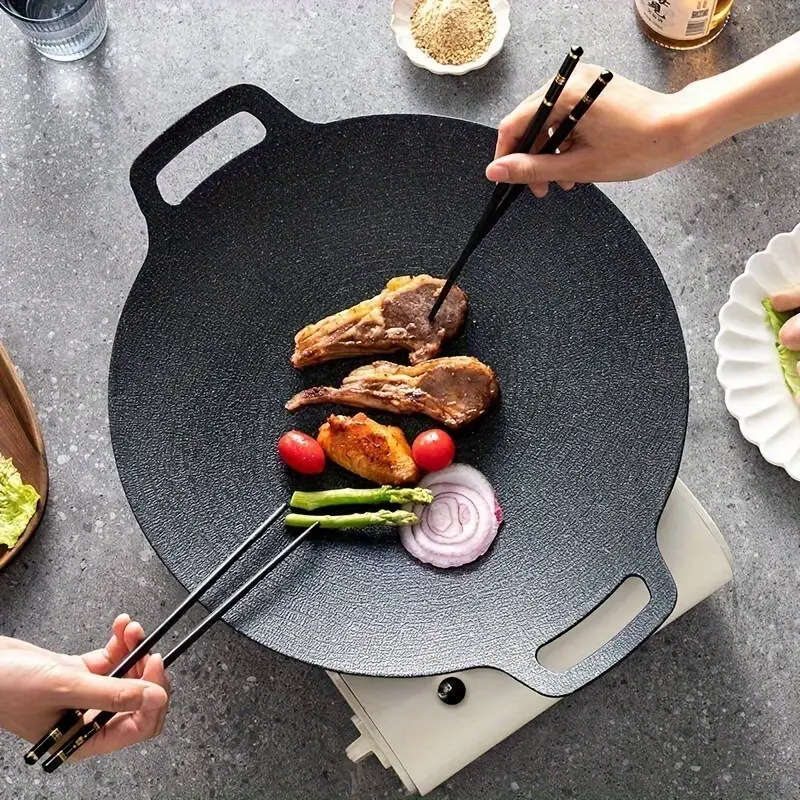 4-Piece Non-Stick Cast Iron Frying Pan Set