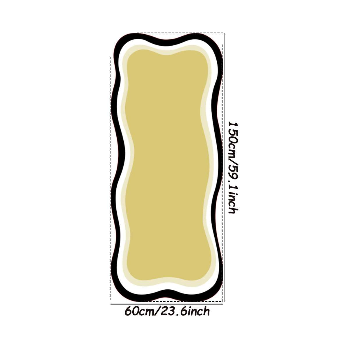 1Pc 60x150cm Floor Mat