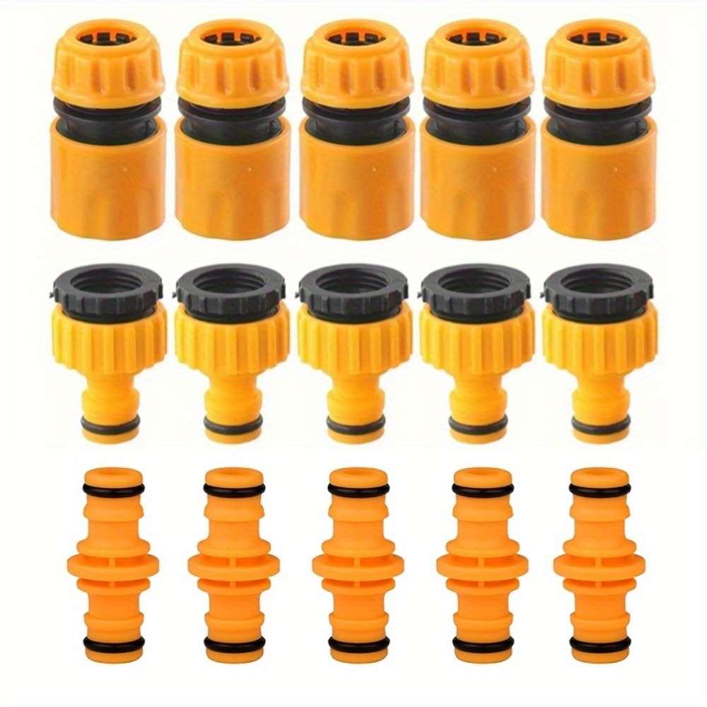 15Pcs Set Plastic Quick Connect Garden Irrigation Hose Fittings