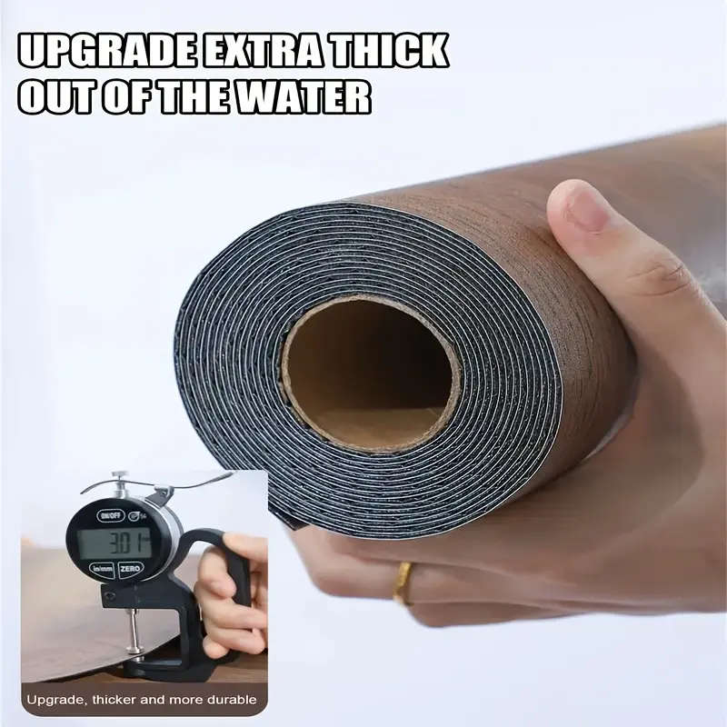 1 Roll Of 300cm*40cm Thick Textured Floor Stickers