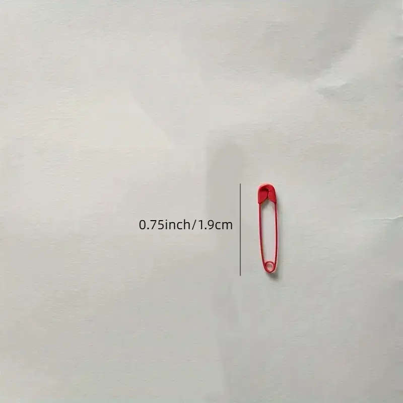 50 Brightly Colored Candy-Colored Safety Pins