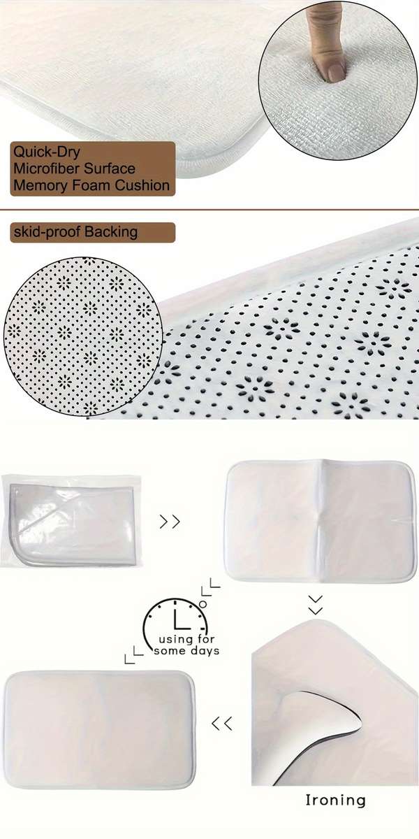 1Pc 6Ox6Ocm Floor Mat