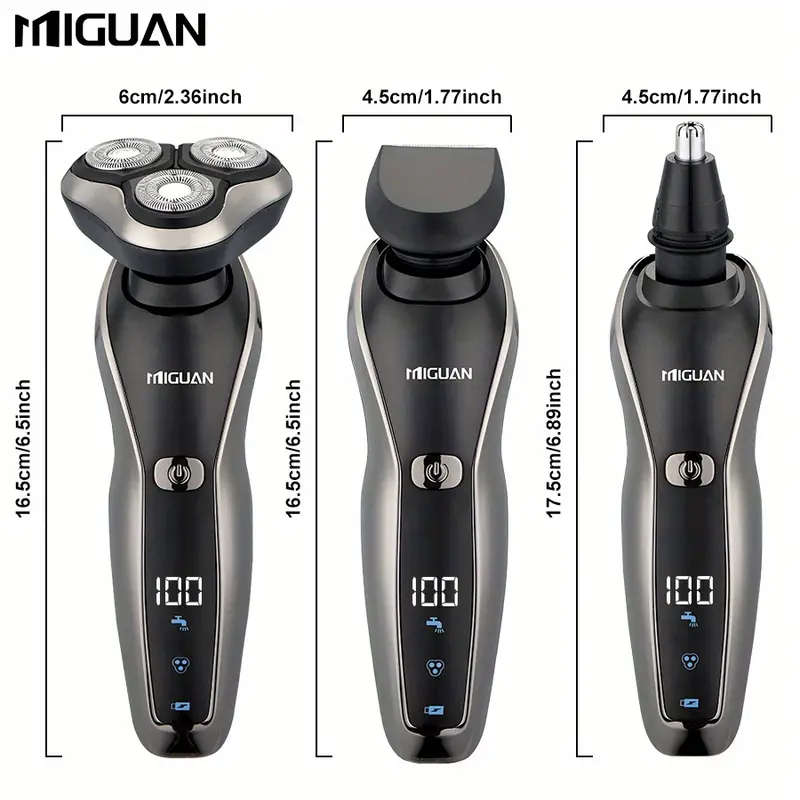 3 in 1 Men's Rechargeable Electric Shaver