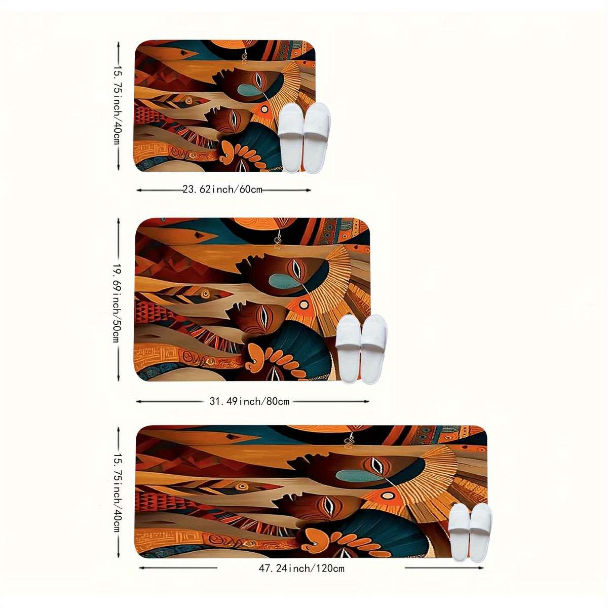 1Pc 4Ox12Ocm Floor Mat