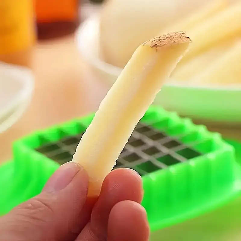 1pc Multipurpose Kitchen Slicer Manual PVC Fruit Vegetable Dicer Handheld Potato Cutter