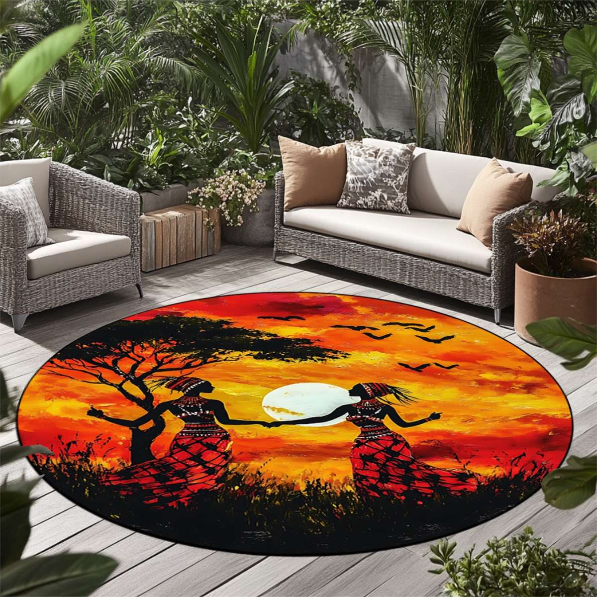 1Pc 160cm 63inch Floor Mat