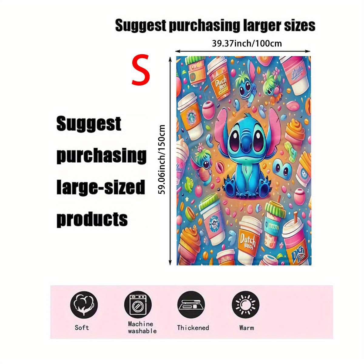 1ps Blanket Size 100X150Cm