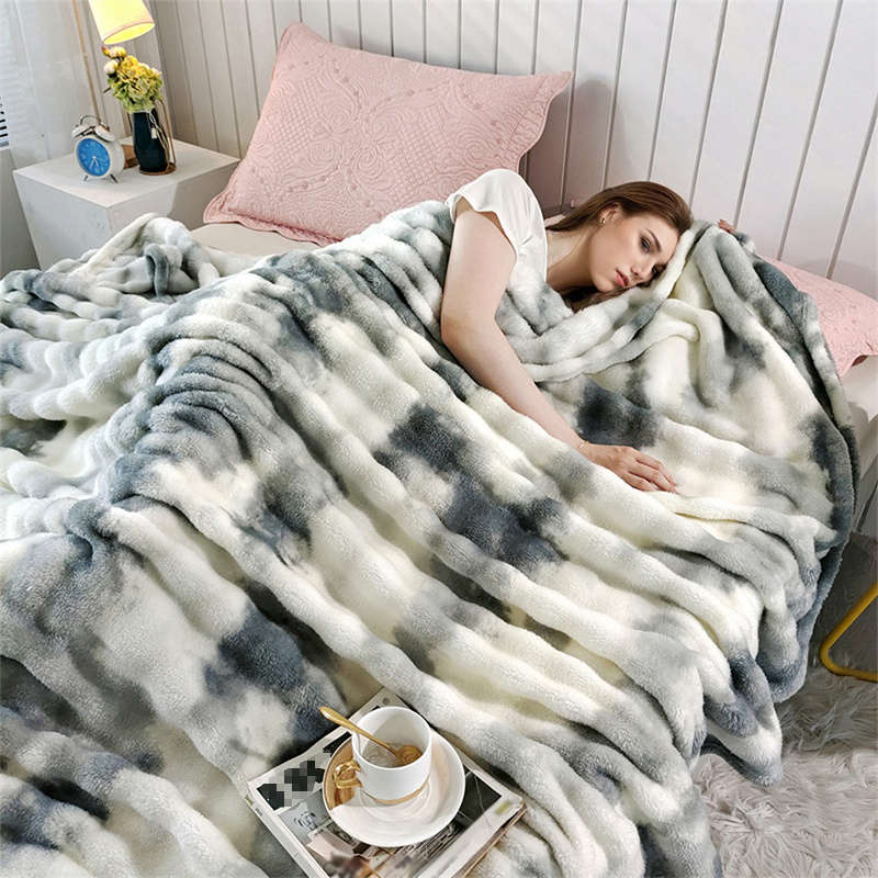 1ps Blanket Color Dark Gray size 200x230cm