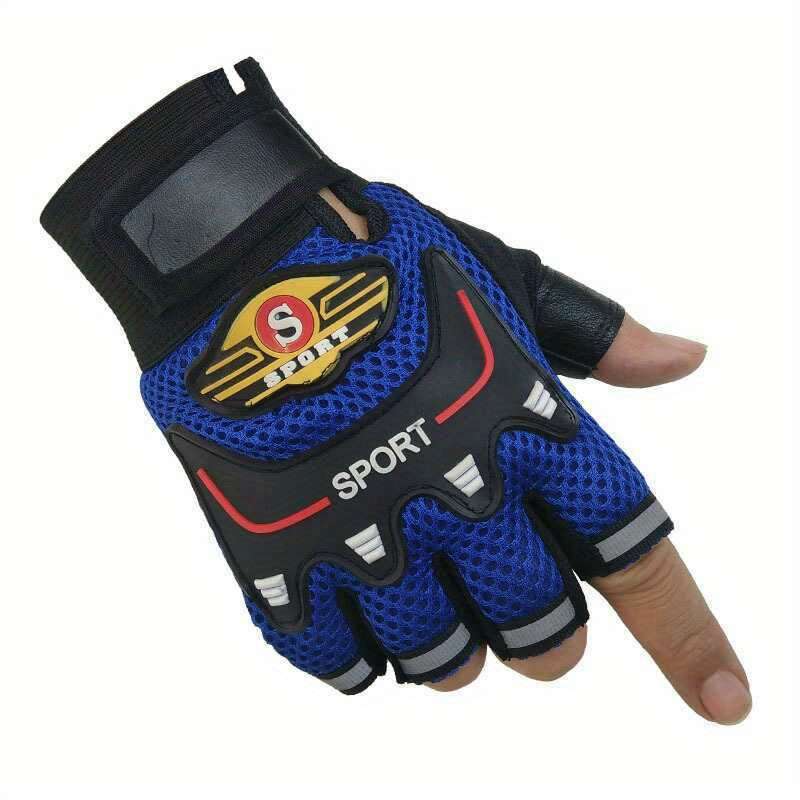 1 Pair Red One Size Outdoor Sports Gloves