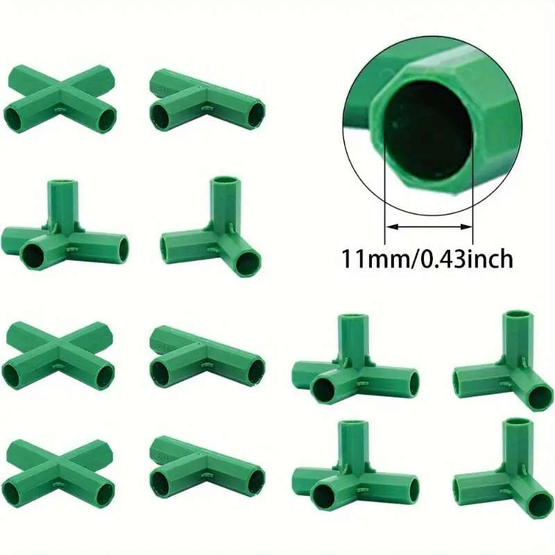 20pcs Heavy Duty Greenhouse Connectors