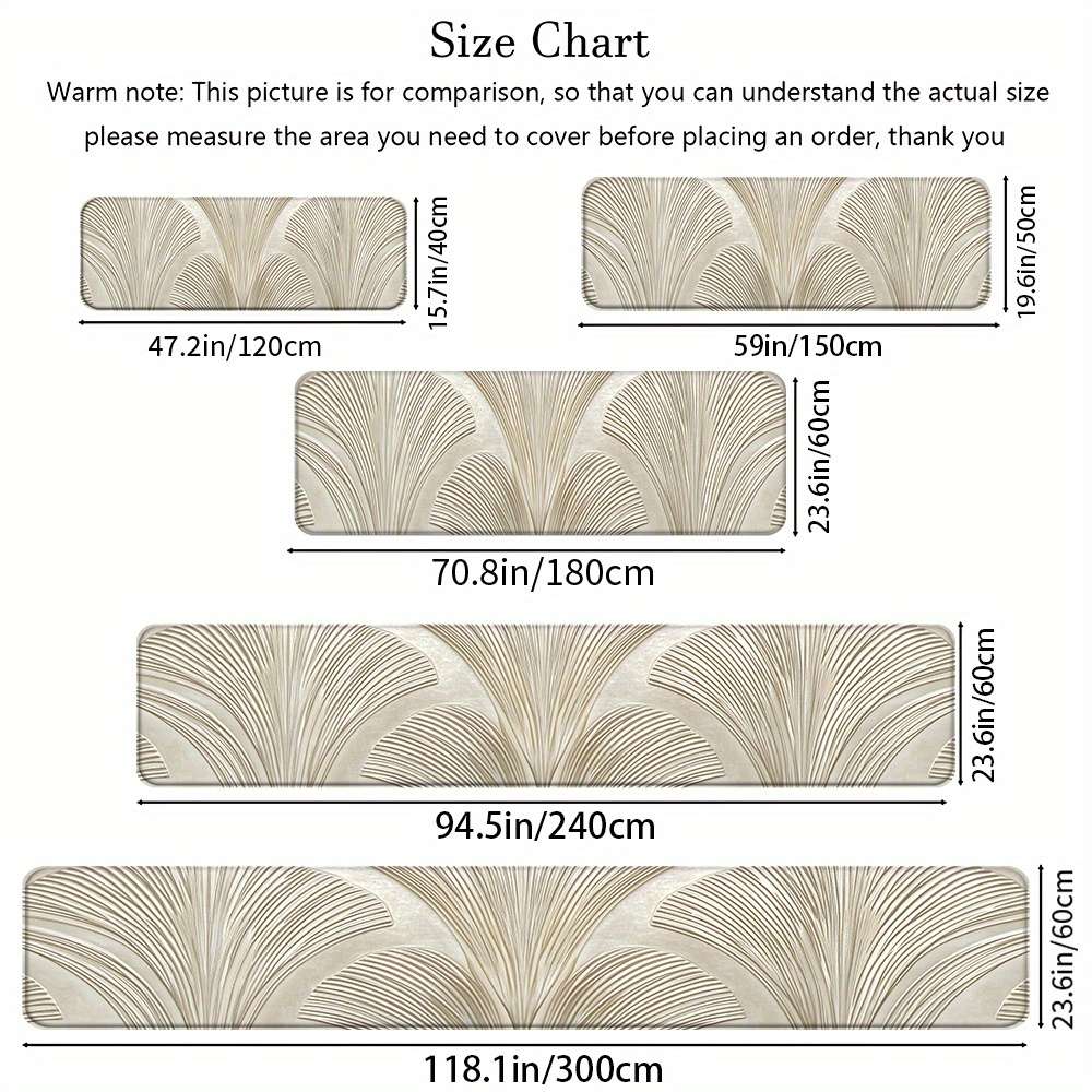 1Pc 24x94inch 60x240cm Floor Mat