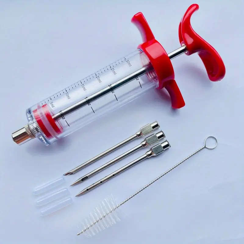 Stainless Steel Meat Marinade Syringe
