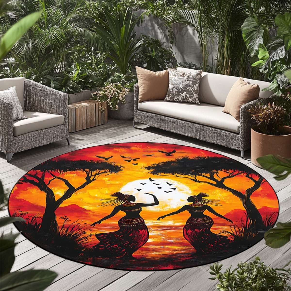 1Pc 140cm 55inch Floor Mat