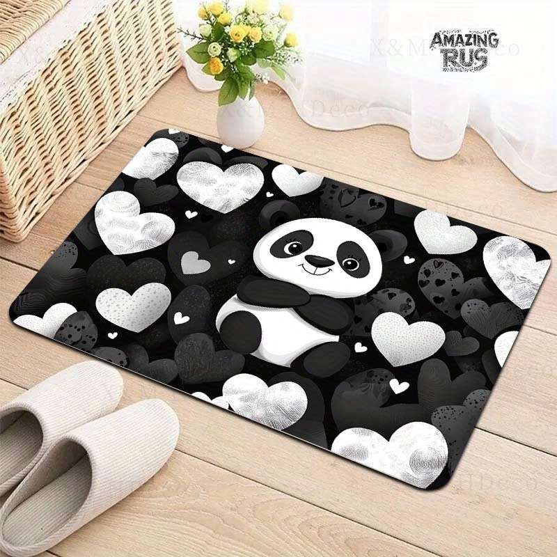 1Pc Black 19.69x31.49inch 50x80cm Floor Mat