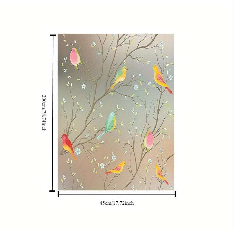 44.98cm x 5.0meter   Door And Window Stickers