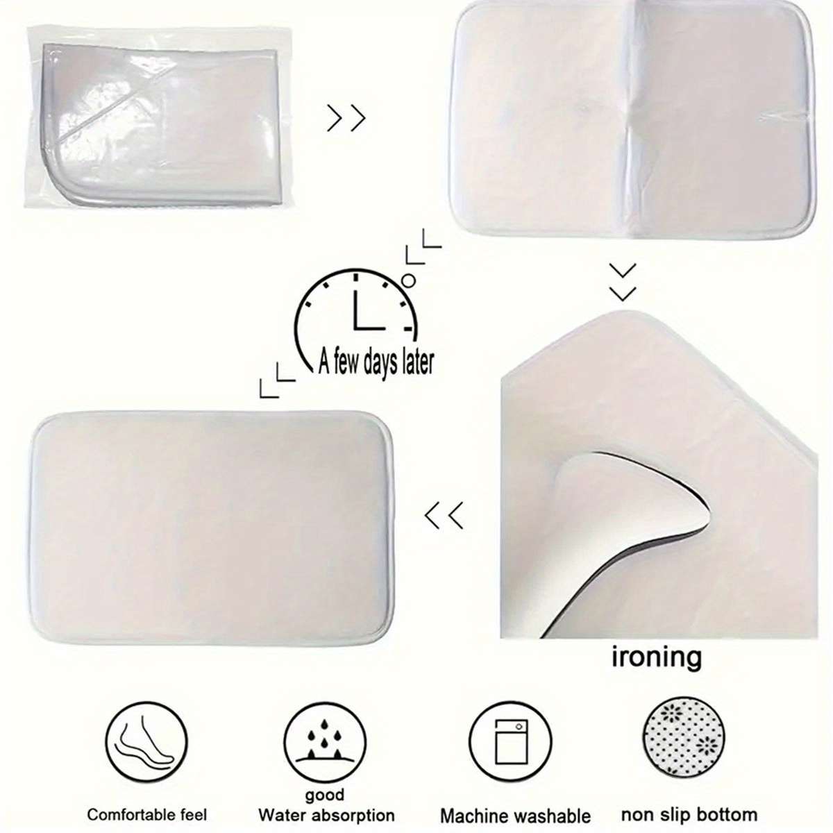 1Pc 80x120cm Floor Mat