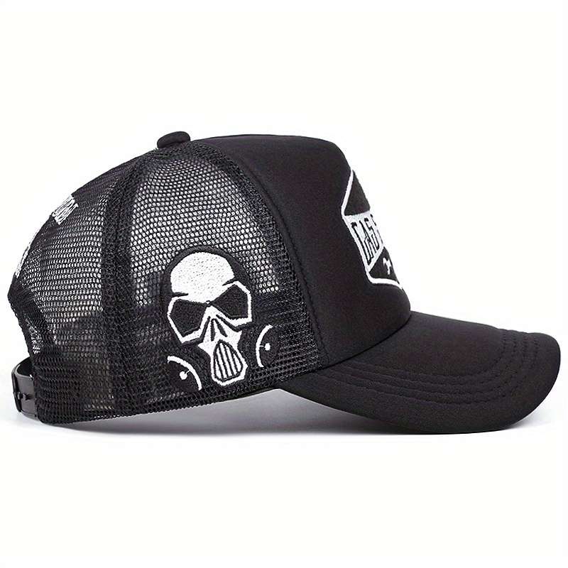1pc Gas Service Logo Baseball Cap Breathable Polyester Mesh Back Snapback Hat Adjustable Fit
