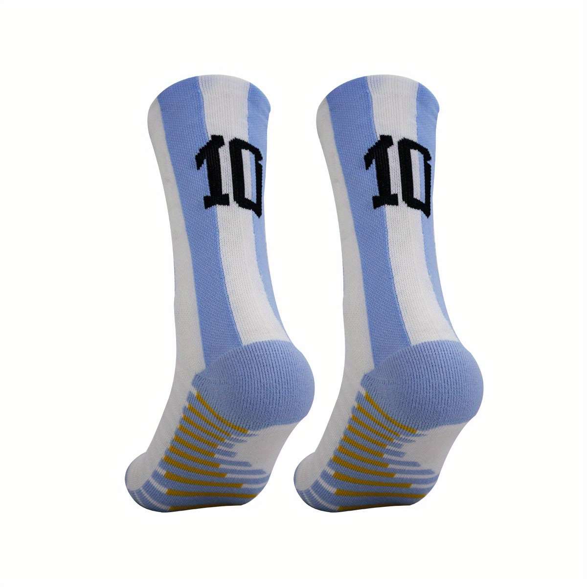 1 Pair White Red 7  Socks