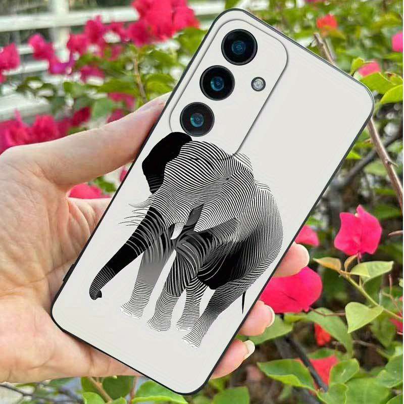 1pc Black For Samsung Galaxy A06 Phone Cases