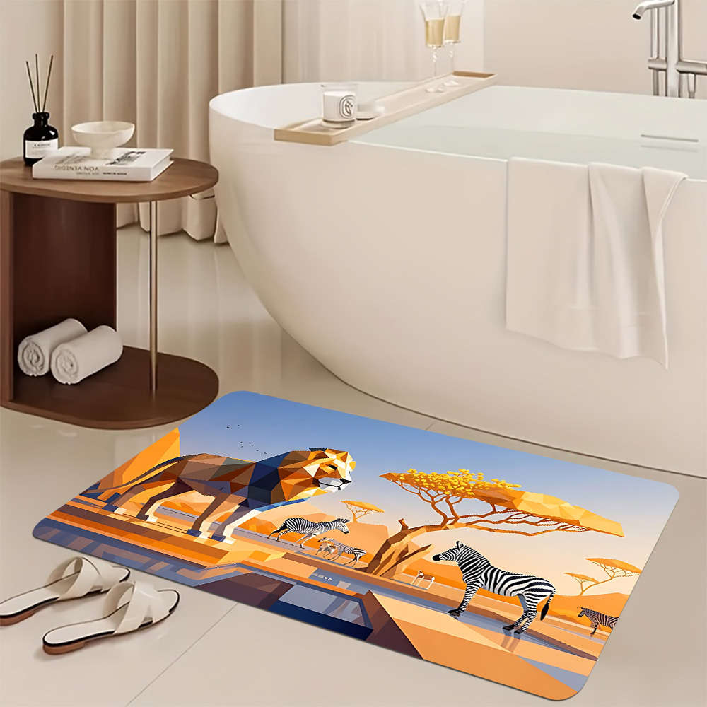 1Pc 23.62x35.43inch 60x90cm Floor Mat