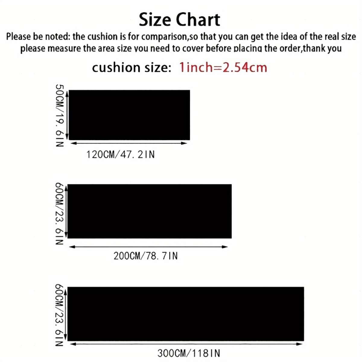 1Pc 60x300cm 23.6x118inch Floor Mat