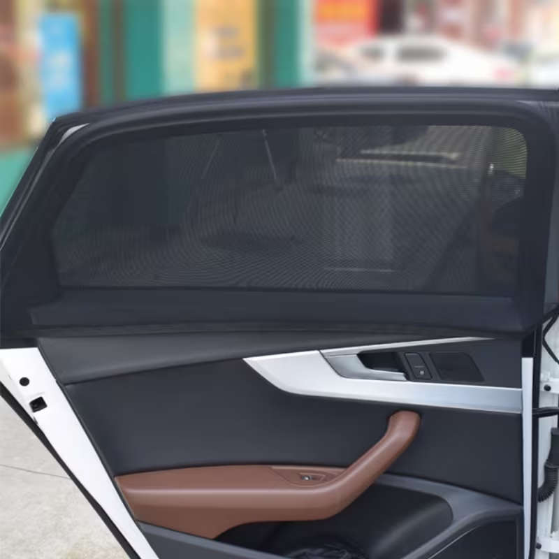 4-Piece Pack Of Black Mesh Car Window Screen