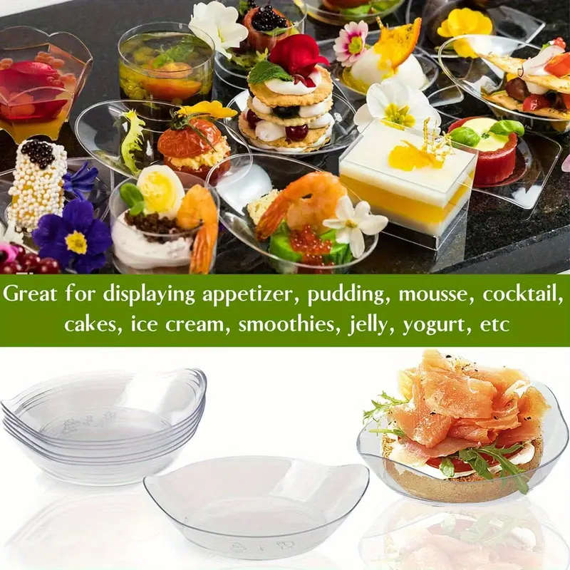 50-Piece Stackable Plastic Bowls