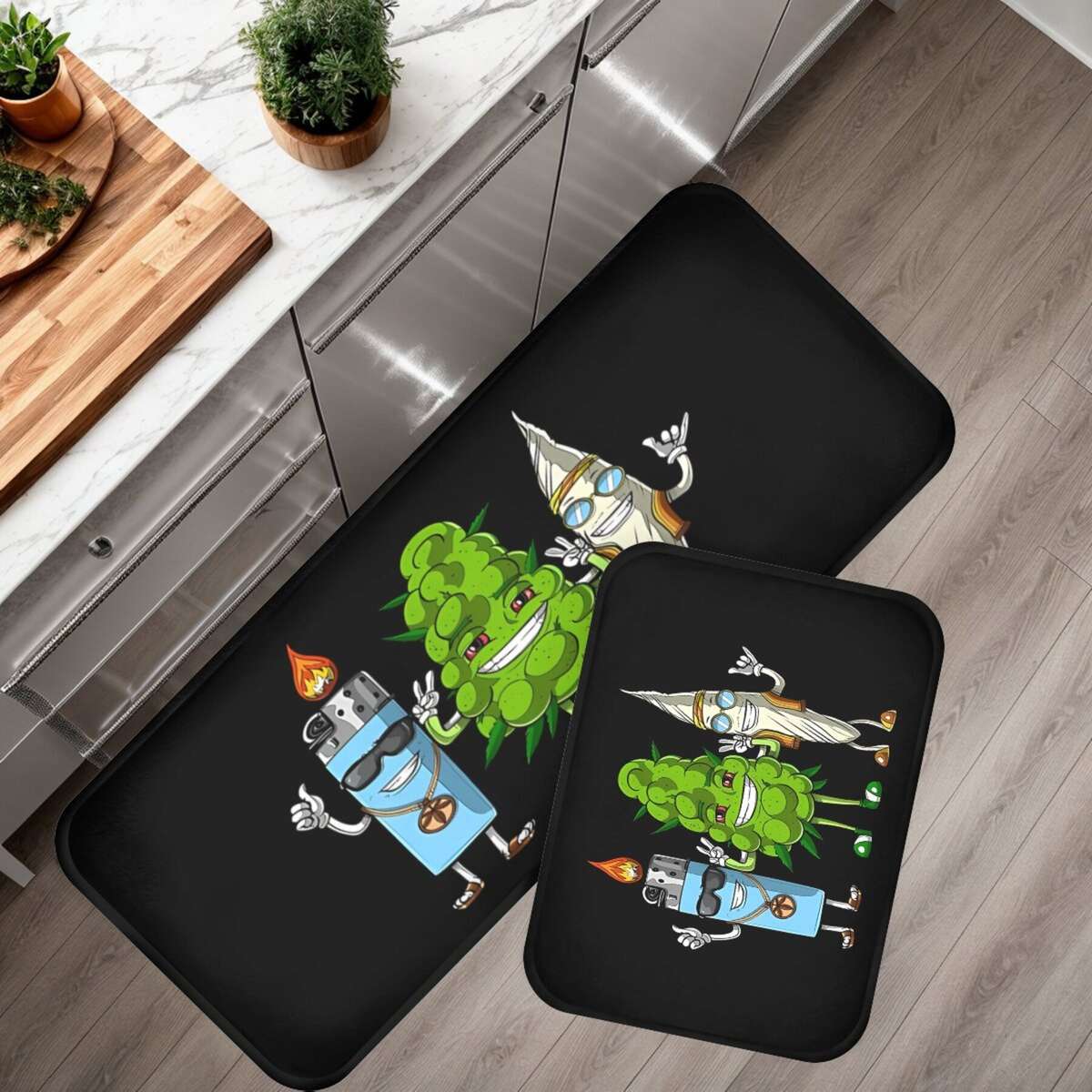 1Pc Art 40x120cm Floor Mat