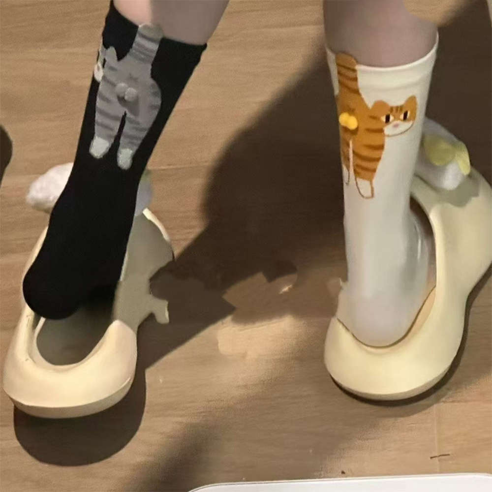 Sock 2Pairs White One Size