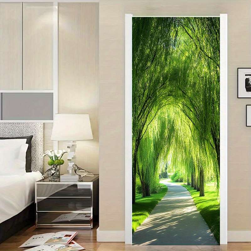 1Pc 77x200cm Door Window Sticker